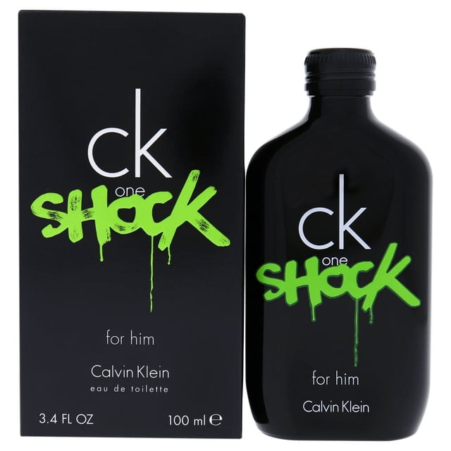 Calvin Klein CK One Shock Eau De Toilette for Men, 3.4 Oz