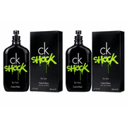 Calvin Klein CK One Shock for Men Eau De Toilette EDT Spray 6.7 oz Each, 2-Pack