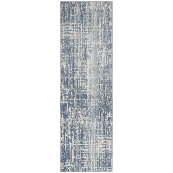 Calvin Klein CK005 Enchanting Area Rug, 2'3" x 7'3", Seaglass Ivory, Runner