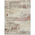 thumbnail image 1 of Calvin Klein CK005 Enchanting Area Rug, 8' x 10', Grey Rust, Rectangle, 1 of 9