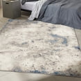 thumbnail image 1 of Calvin Klein CK022 Infinity Abstract Ivory/Grey/Blue 4' x 6' Area Rug, (4x6), 1 of 7