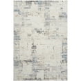 thumbnail image 1 of Calvin Klein  CK022 Infinity Indoor Abstract Area Rug 6' x 9' - Ivory/Grey/Blue - Rectangle, 1 of 7