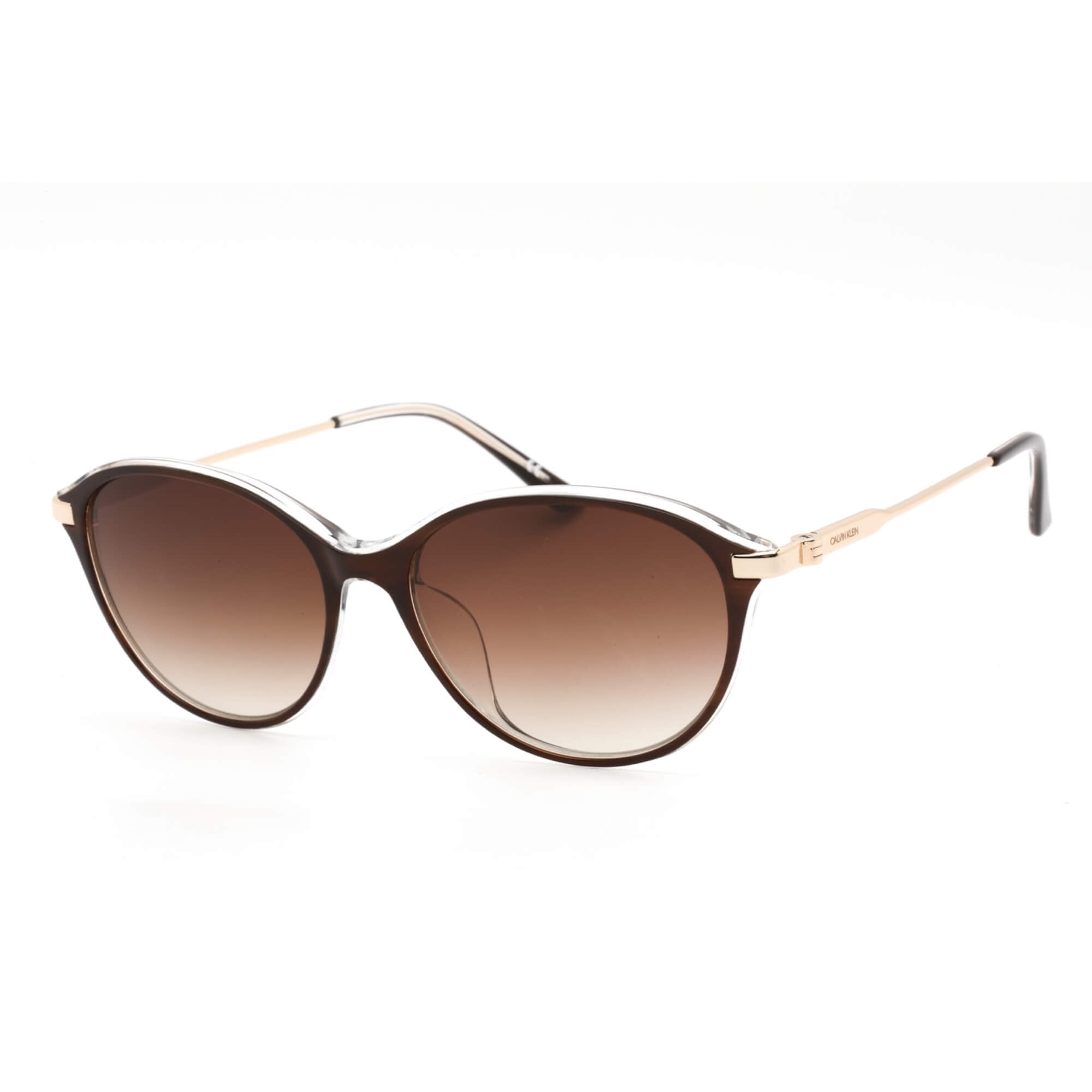 カルバンクライン サングラス ブラウン CK19713SA-222 Calvin Klein CK19713SA 222 Women's Brown Horn/Crystal