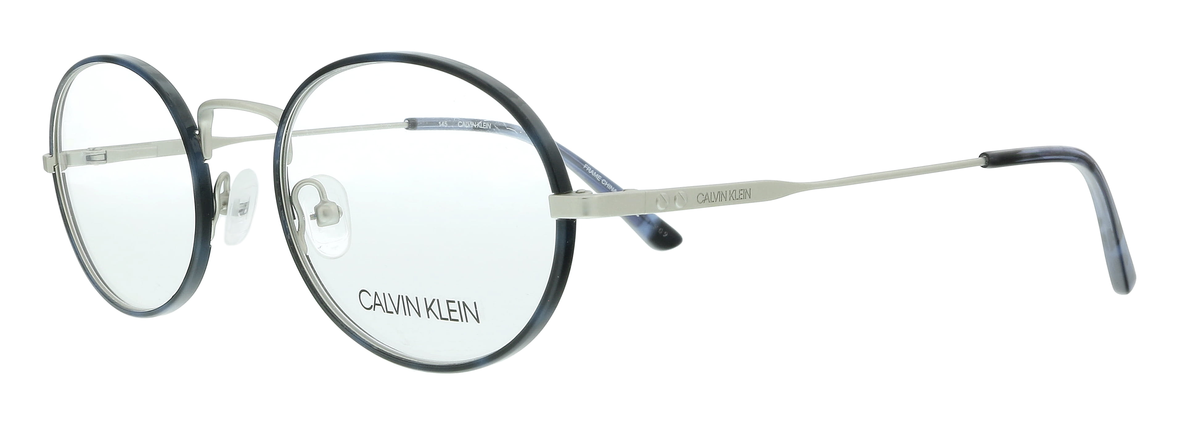 Calvin Klein CK20115 456 Navy Tortoise Oval Eyeglasses for Mens