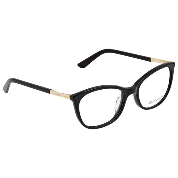 Calvin Klein CK20508 001 Black Modified Rectangle Eyeglasses for Womens