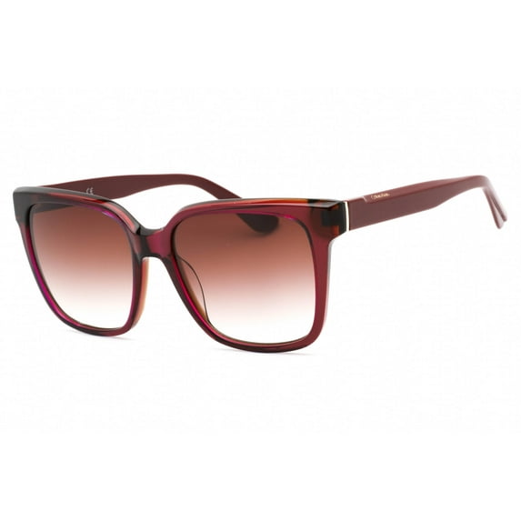 Calvin Klein CK21530S 605 Women's Burgundy Rectangular Sunglasses