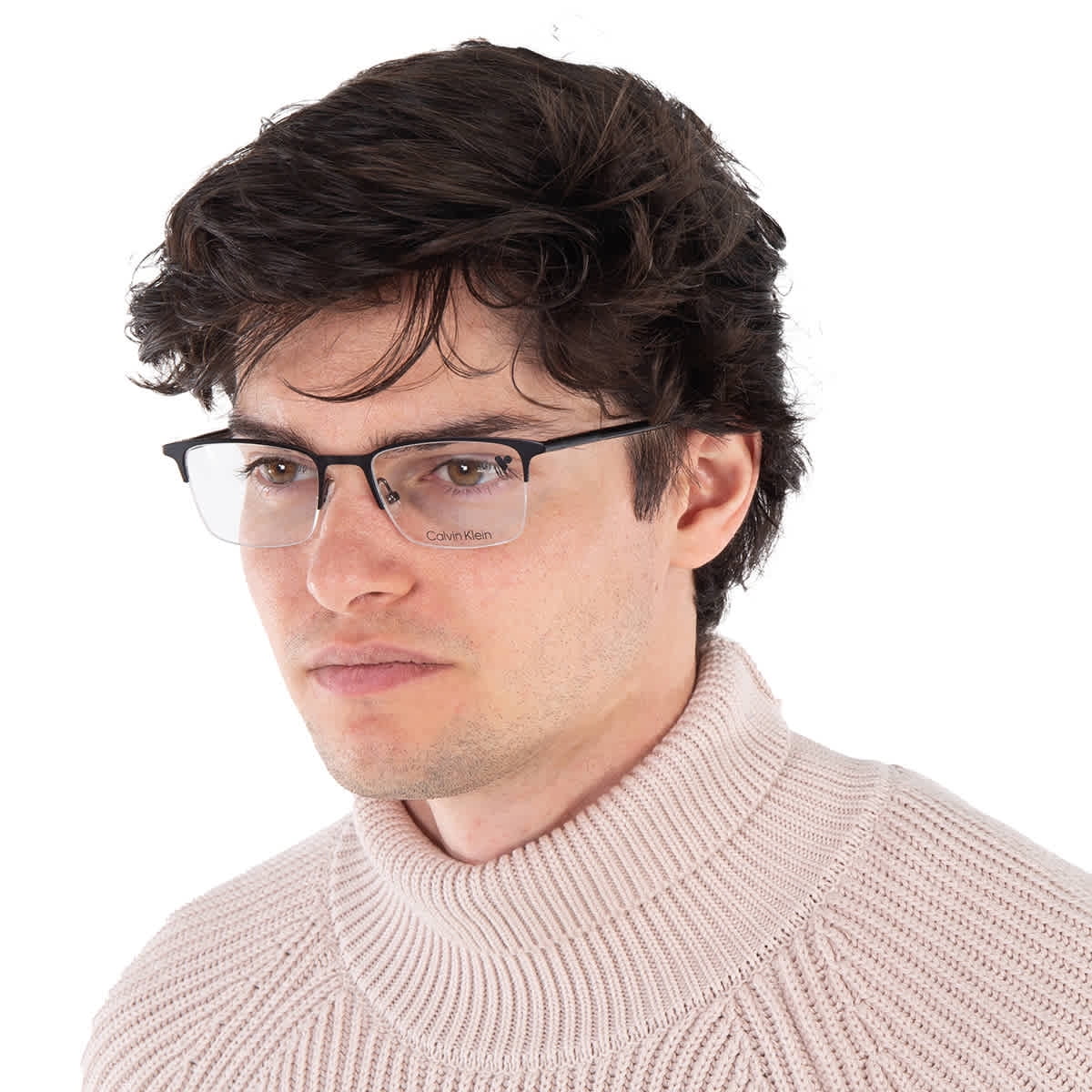 New Calvin Klein CK 22118 002 Matte Black Eyeglasses 52/19/145 Calvin Klein Men main image 4