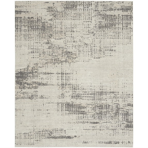 Calvin Klein CK950 Rush Area Rug, 7' x 10', Ivory Beige, Rectangle
