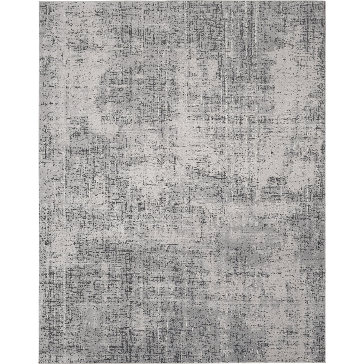 Handmade Abstract Viscose 8' x 10' Gray Area Rug