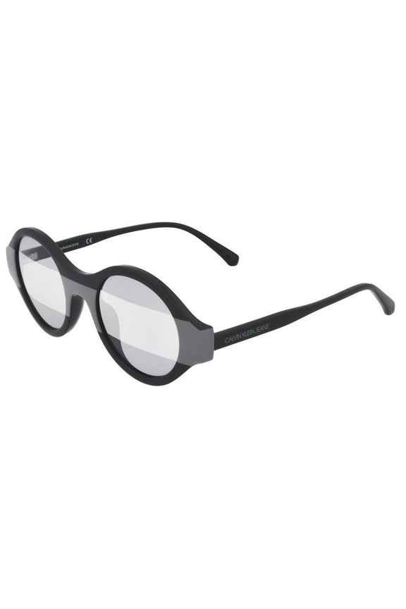 CKJ20505S-001 Women's Black/Grey Sunglasses Grey Mirrored Lens