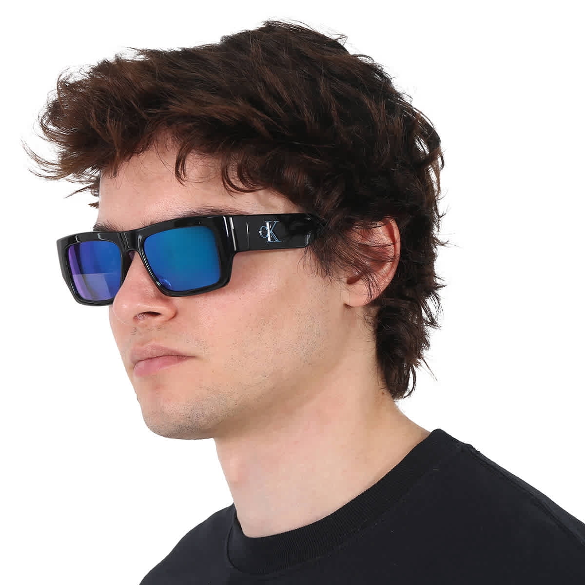 Calvin Klein Blue Rectangular Unisex Sunglasses CKJ22635S  display picture 1