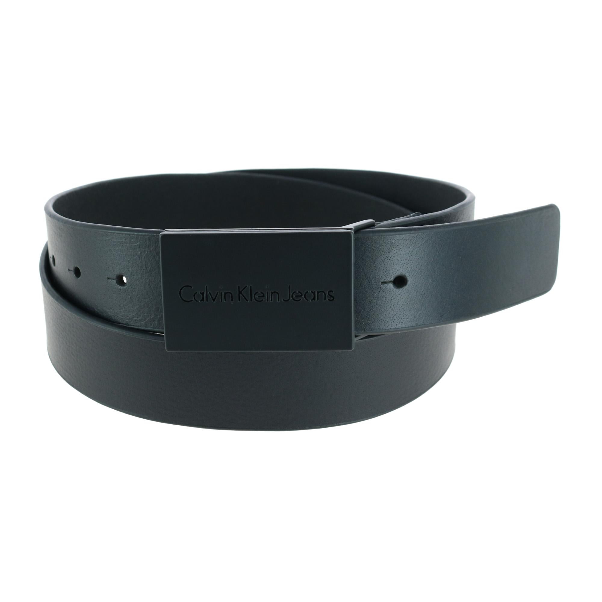 Calvin Klein leather stuffed belt Calvin Klein Studded Leather Belt – BOHO thrift shop main image 3