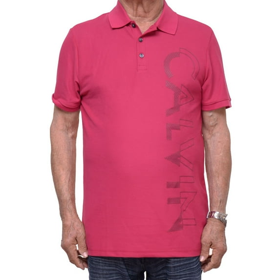 calvin klein cherries jubile 622 polo shirts short sleeve size m nwt - movaz