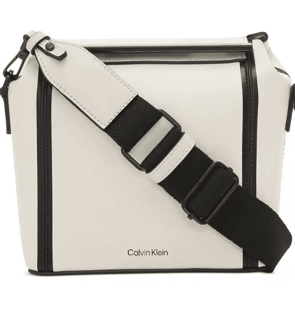 Calvin Klein Cherub White Black Perry Striped Crossbody