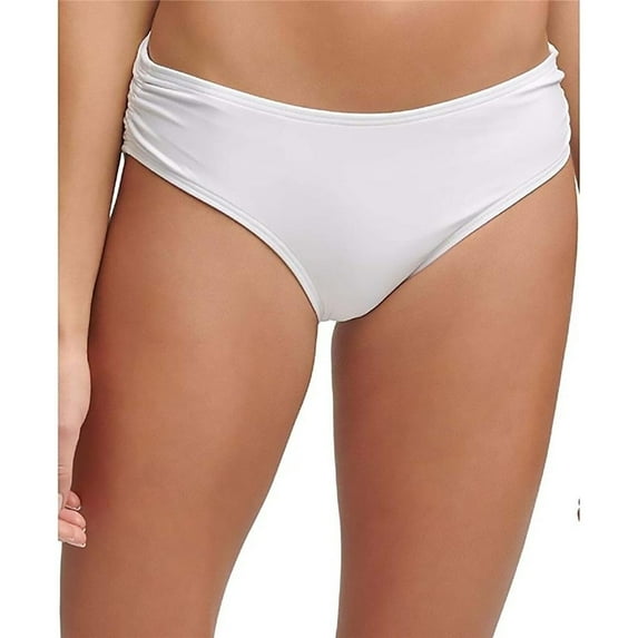 Calvin Klein Clean Shirred Hipster Soft White MD (US 8-10) New with box/tags
