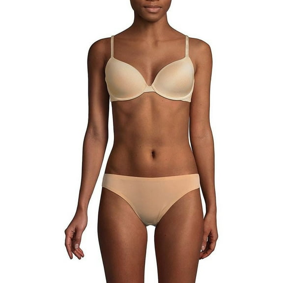 Calvin Klein Convertible Strap Lightly Lined Demi Bra in Bare, 34C (QP1500)