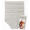 thumbnail image 1 of Calvin Klein Men's Underwear Cotton Classics 4 Pack Briefs, Heather Grey, Small, 1 of 5