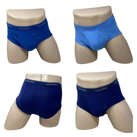 Calvin Klein Cotton Classic Fit Brief Blue 3 Pack Underwear NB3999940