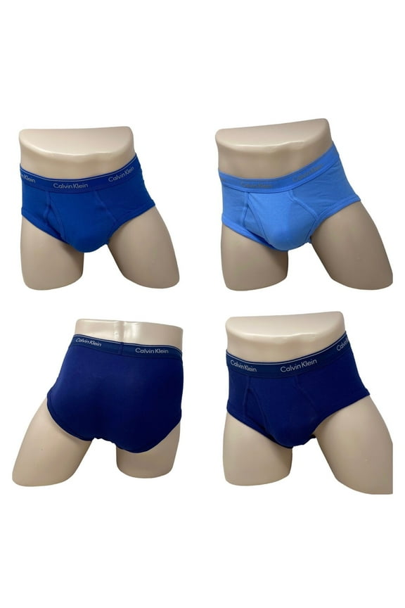 Cotton Classic Fit Brief Blue 3 Pack Underwear NB3999940