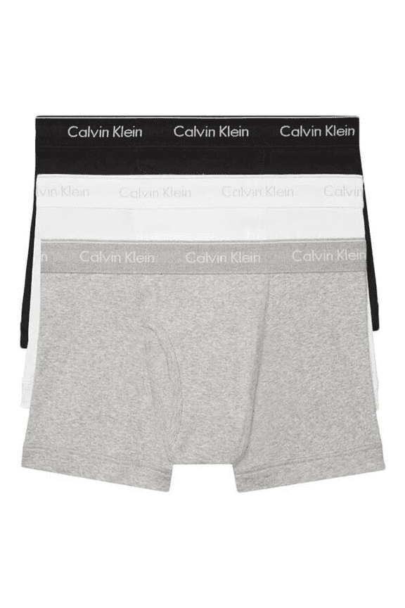 Cotton Classics Multipack Trunks Black/Grey/White XL (40-42)