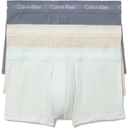 Calvin Klein Mens Cotton Stretch 3-Pack Low Rise Trunk