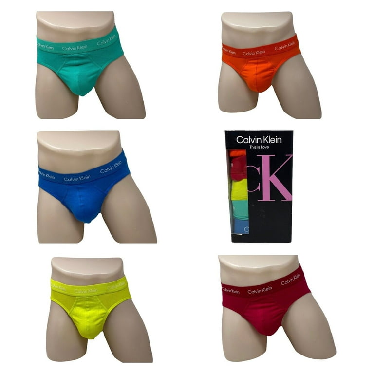 Calvin Klein Cotton Stretch 5 Pack Hip Brief Multi Pride Underwear NB2040902