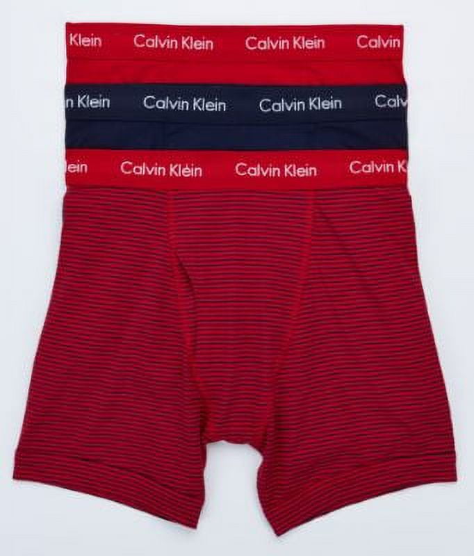 Calvin Klein Cotton Stretch Boxer Brief 3-Pack Jet/Stripe/Raisi