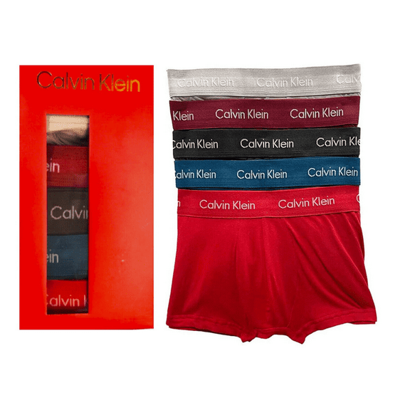 Calvin Klein Cotton Stretch Low Rise Trunk 5-Pack NB3394 Size 2XL