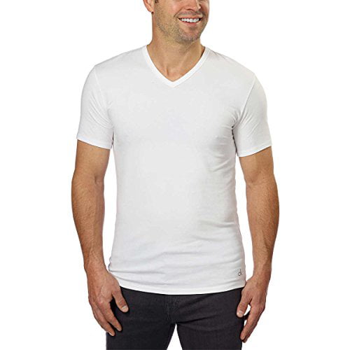 Calvin Cotton Stretch Classic Fit T-Shirt, (3-pack) (White or Black) (White, X-Large) - Walmart.com