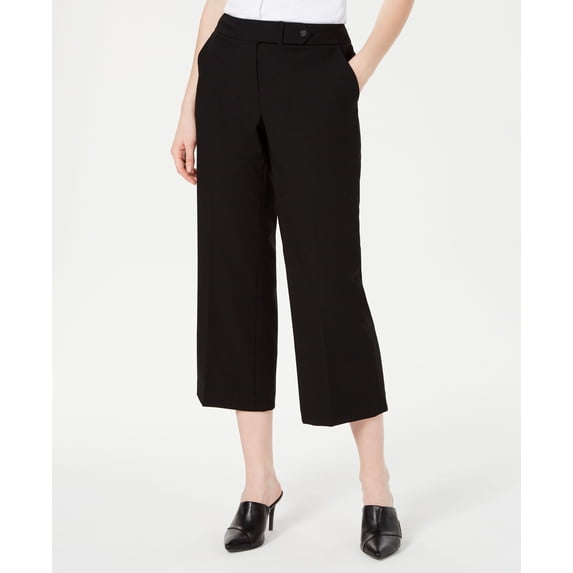 Calvin Klein Curvy Cropped Pants Black 10