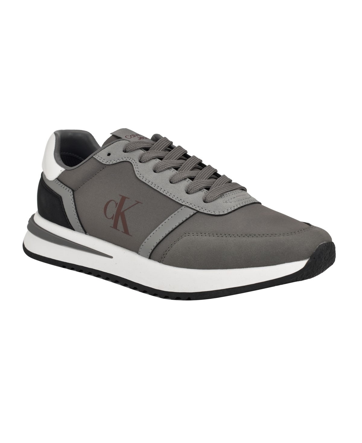 Calvin Klein shoes fife smooth gray mens 7.5 US Amazon.com | Calvin Klein Men main image 2
