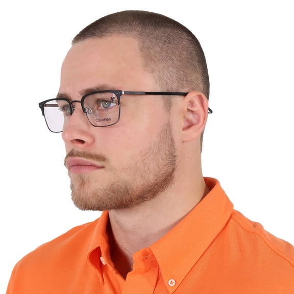 Calvin Klein Demo Rectangular Men's Eyeglasses CK21302 001 53