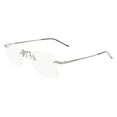 thumbnail image 1 of Calvin Klein Demo Rectangular Titanium Unisex Eyeglasses CK22112T 009 52, 1 of 2
