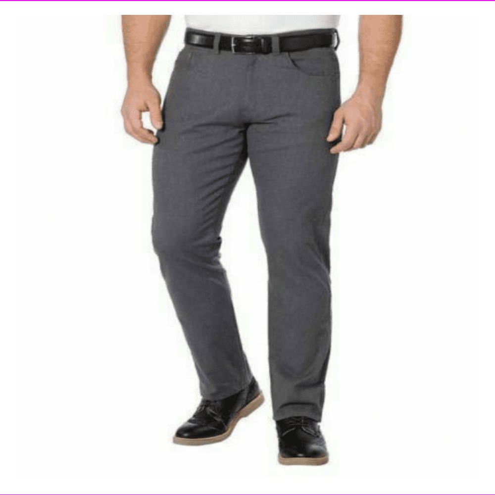 Calvin Klein Men's Slim Fit Grey Plaid Dress Pants 100% Wool 37W | eBay