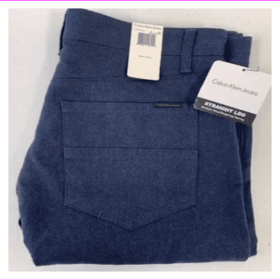 Calvin Klein Easy Fit Men's Straight Leg Jeans 34X34/Blue Ridge