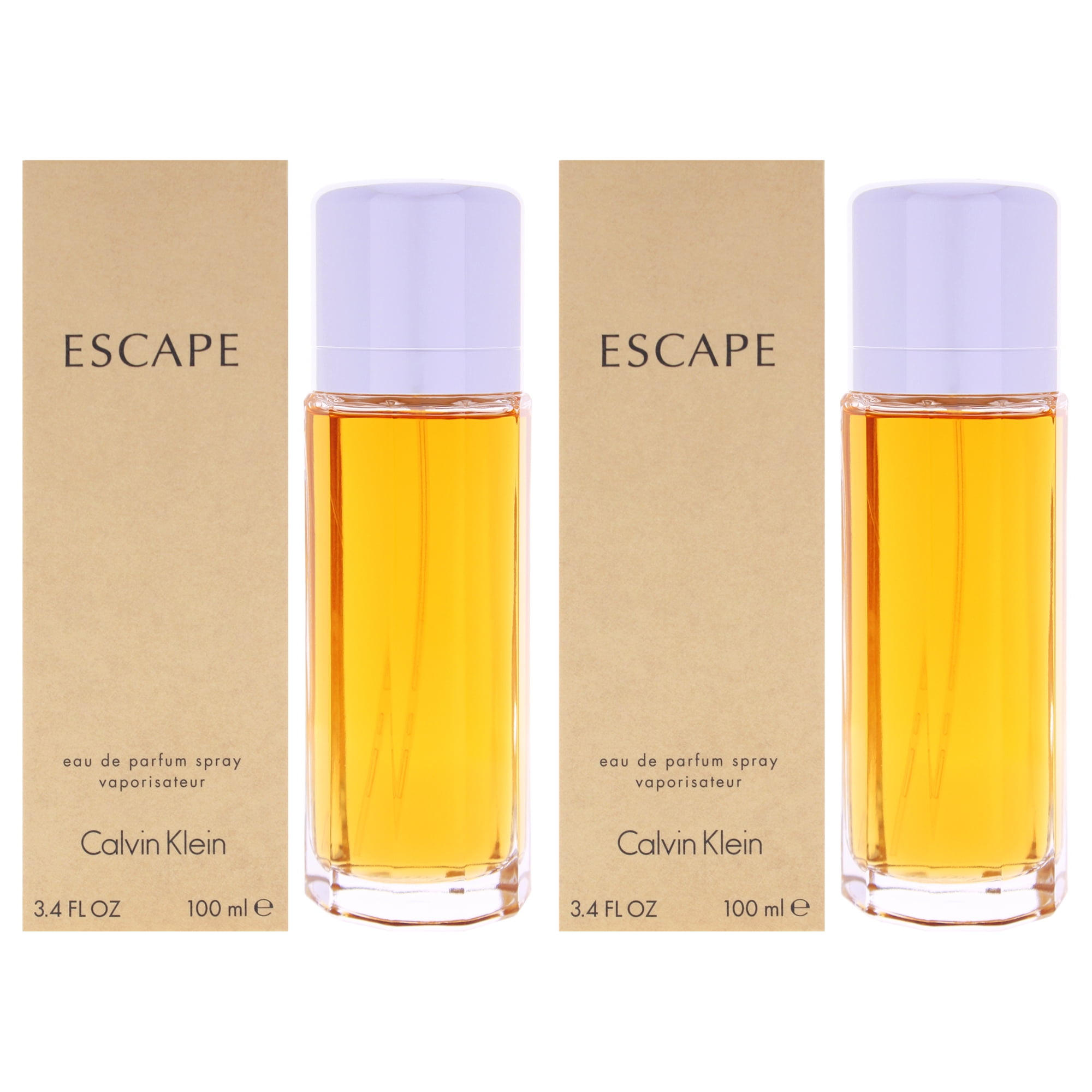 Calvin Klein Escape - Pack of 2 , 3.4 oz EDP Spray - Walmart.com