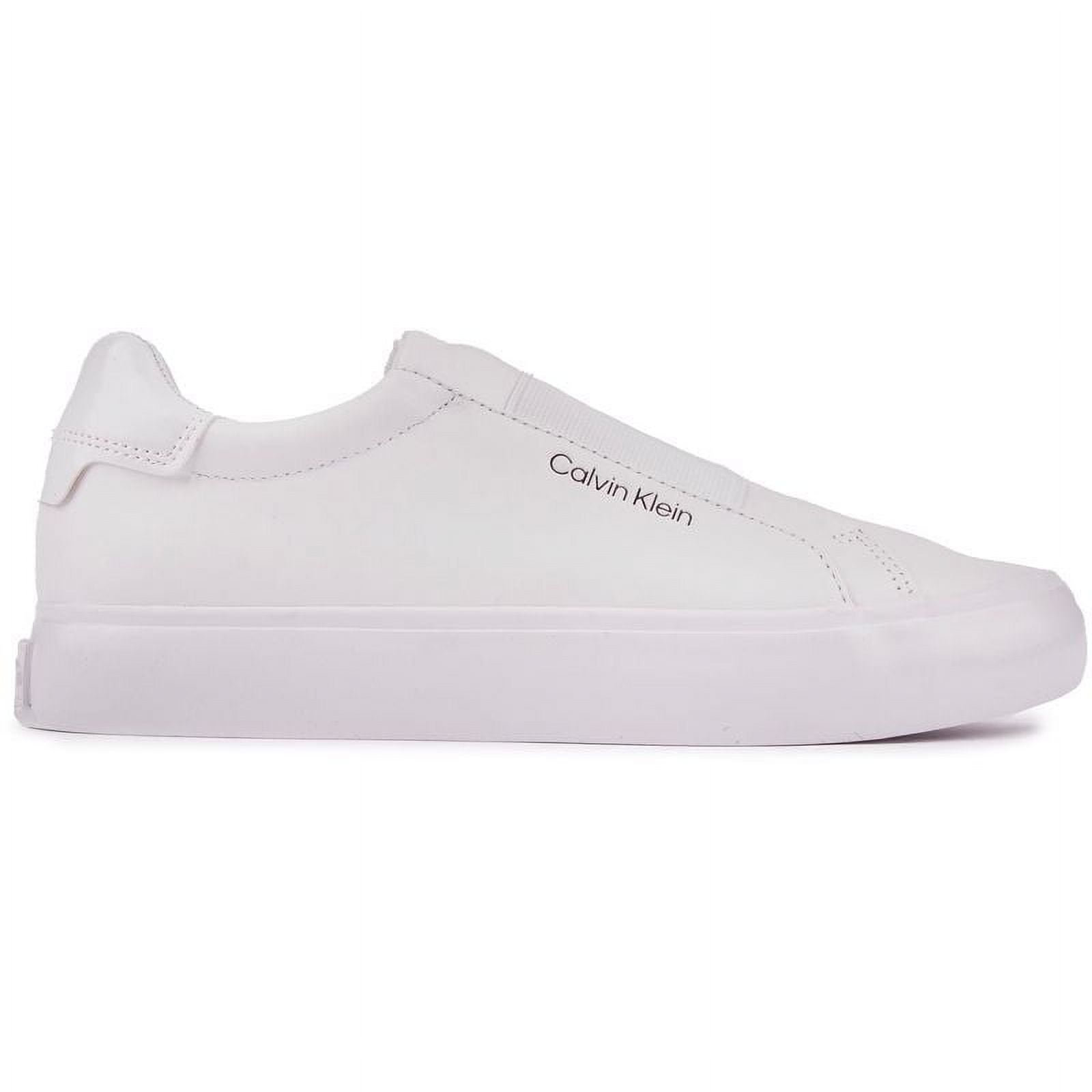 Calvin Klein Ryor Slip On Flat Sole Sneakers White US 11.5‎ M Casual Calvin Klein RYOR2 Sneakers Mens Size 9M White Tumbled  main image 3