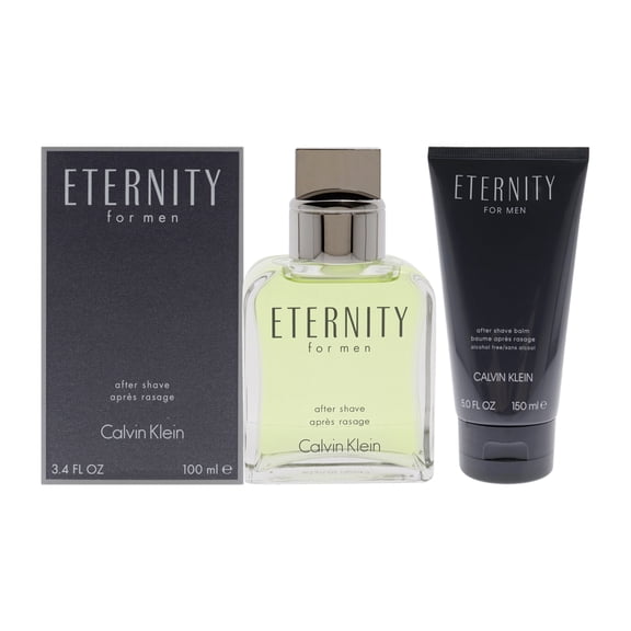 Calvin Klein Eternity 2 Pc Kit - 3.4oz After Shave, 5oz After Shave Balm