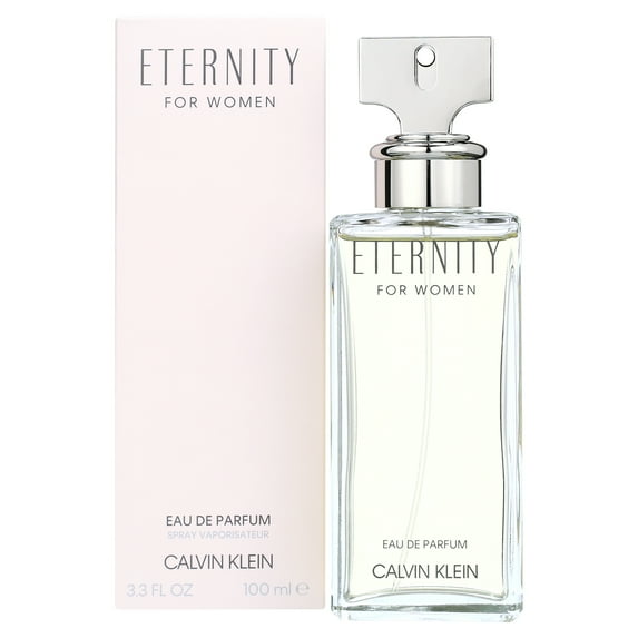 Calvin Klein Eternity Eau De Parfum, 3.3oz, for Women, Scent Floral, 1 Count