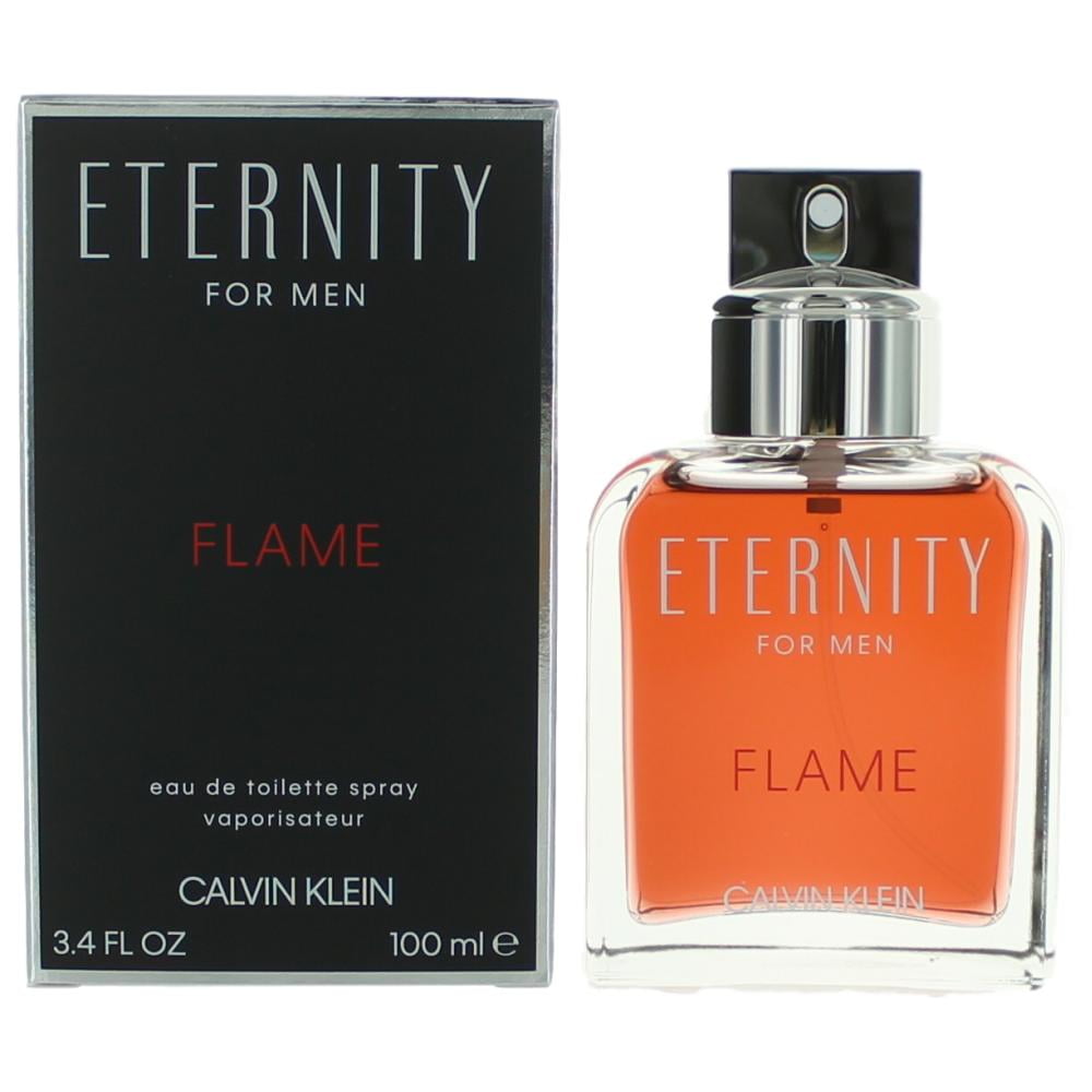 100ml CKカルバンクライン ETERNITY FLAME Eternity Flame Cologne 3.4 oz EDT Spray for Men by Calvin