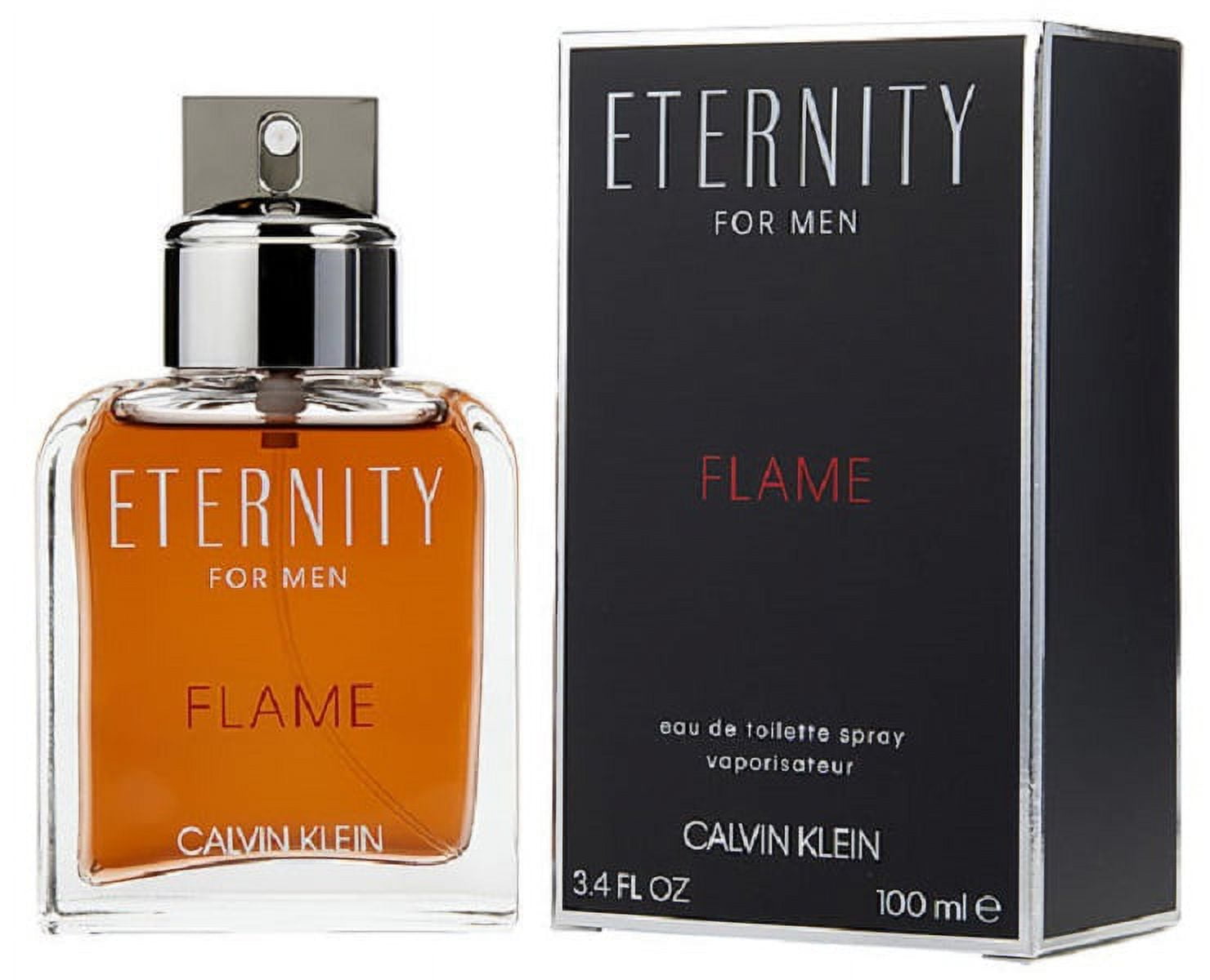 Men Eternity Klein Calvin 100 oz Cologne ml ~ 3.4 EDT Spray Flame For
