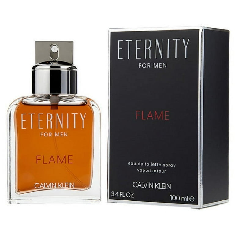 Calvin Klein Eternity Flame 3.4 Men EDT ml oz Cologne 100 For Spray 