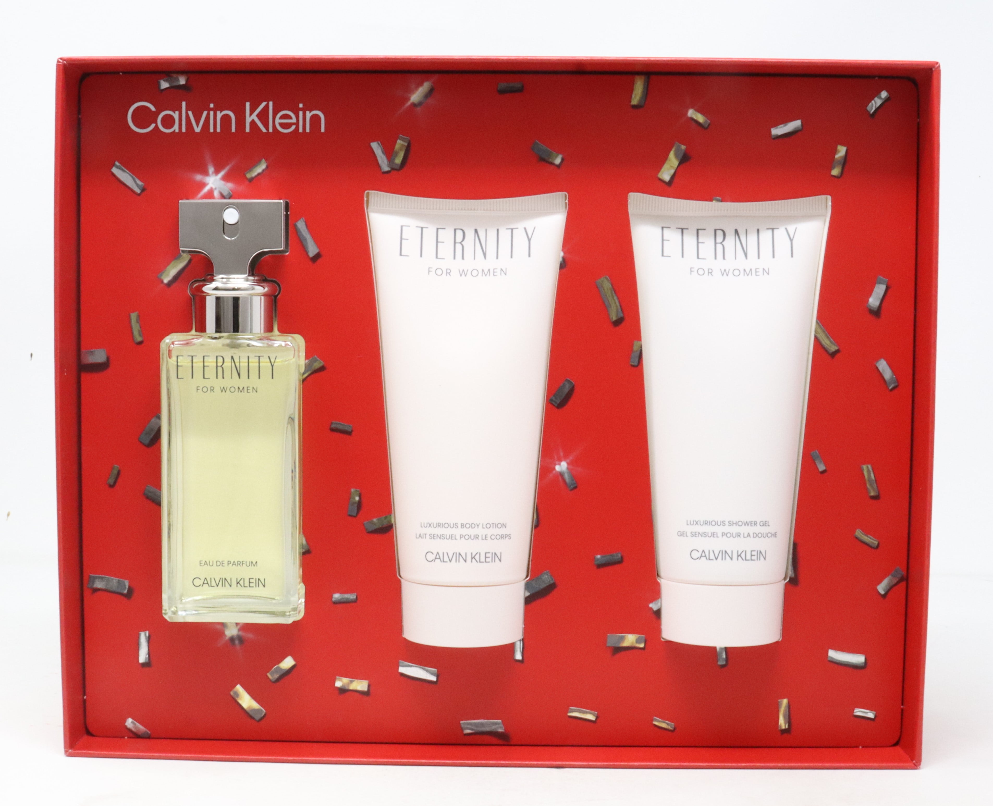 Calvin Klein Eternity For Women Eau De Parfum 3 Pcs Set / New With Box