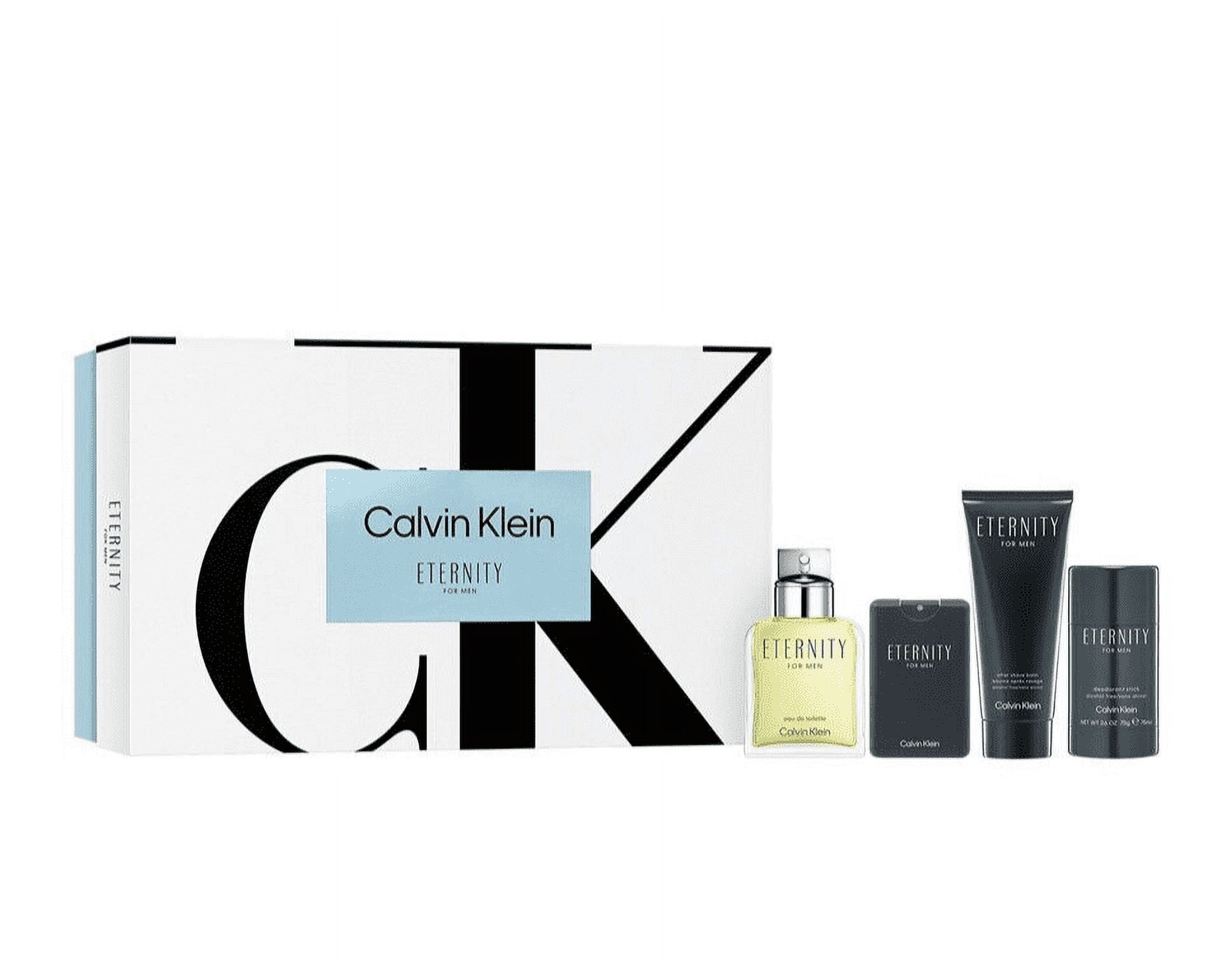 Calvin Klein Eternity for Men 4-piece Gift Set - 3.3 oz+0.67oz EDT+3 ...