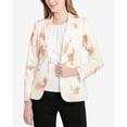 thumbnail image 1 of Calvin Klein Floral Print Blazer Peach Multi 2, 1 of 1