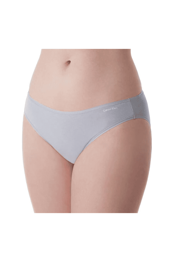 Form Cotton Blend Bikini Panty, Jet Grey, Small