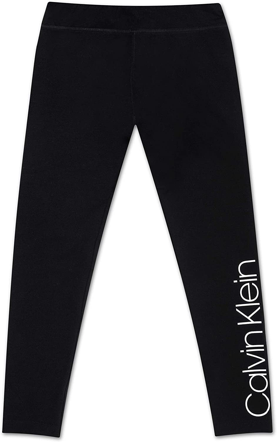 Calvin Klein Brandclub Calvin Klein Girls Performance Stretch Legging 12 14 Black Ck