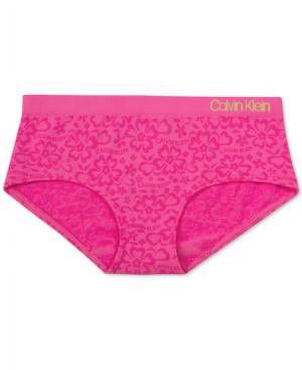Calvin Klein Girls Printed Seamless Hipster Underwear,Choose Sz/Color  Title: -M(7/8)/Sugarplum 