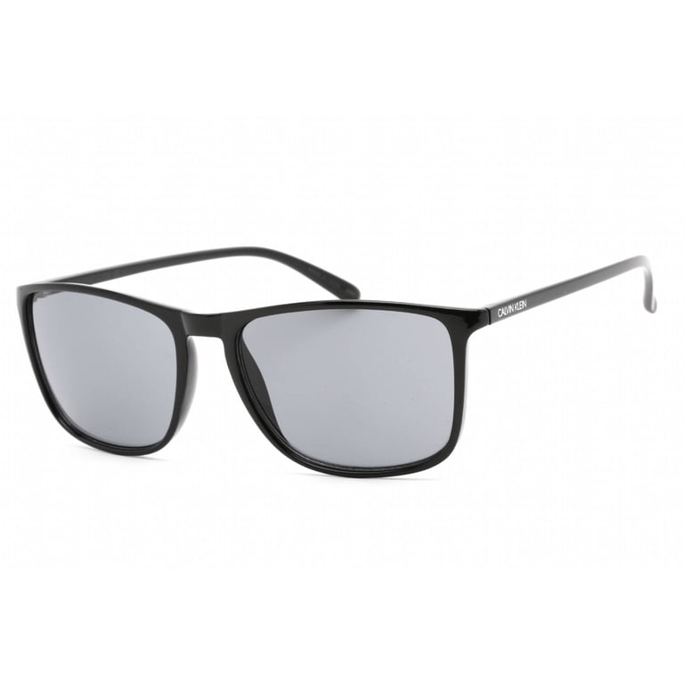 Calvin Klein Black & Gray Rectangular Sunglasses Amazon.com: Calvin Klein Men main image 4