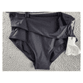 thumbnail image 1 of Calvin Klein Women's High-Waist Cross-Over Swim Bottom Swimsuit (L, Black), 1 of 2